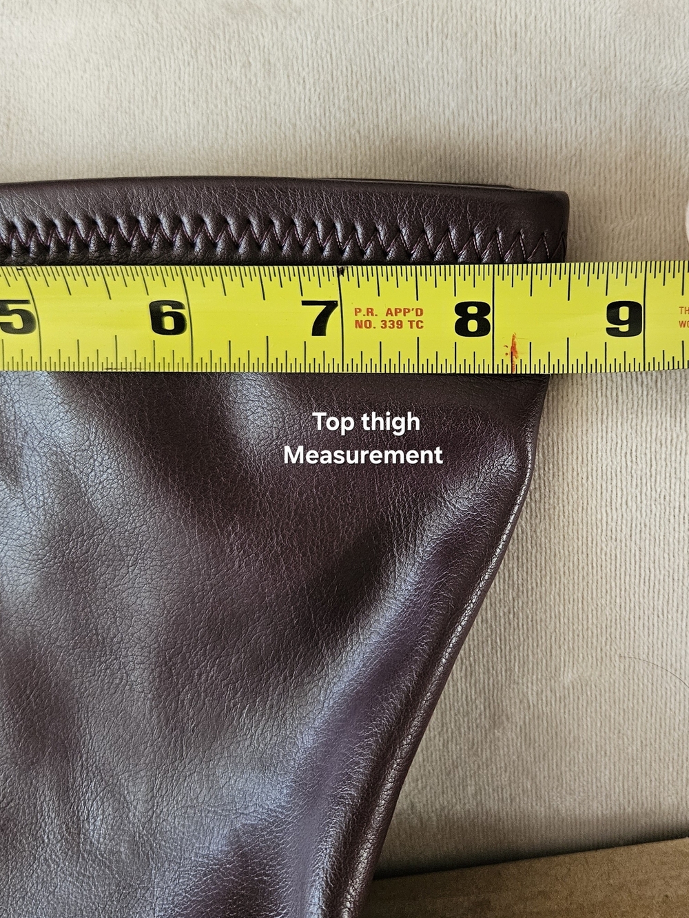 Steve Madden Burgundy Over-the-Knee Thigh High Stiletto Boot OTK - Picture 11 of 14
